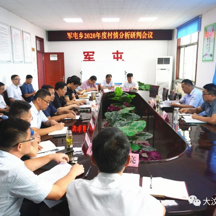 軍屯鄉(xiāng)召開2020年度村情分析研判會