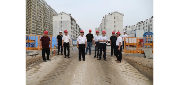 縣政府副縣長布方鋒督導城市建設重點工程
