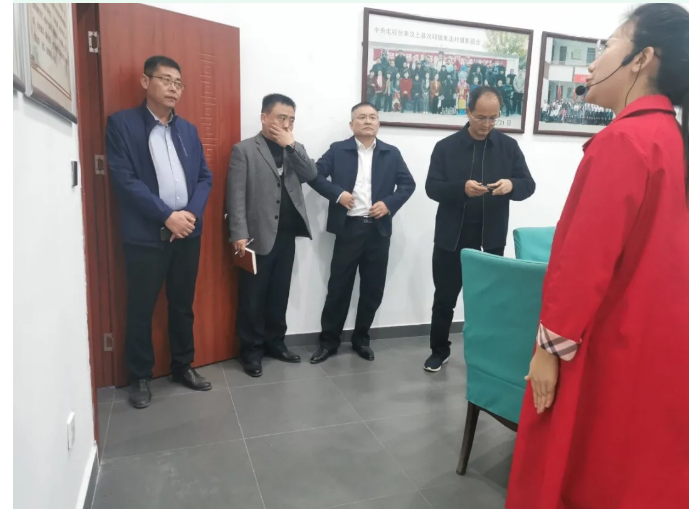 市委宣傳部副縣級干部林群一行到次邱鎮(zhèn)調研新時代文明實踐工作